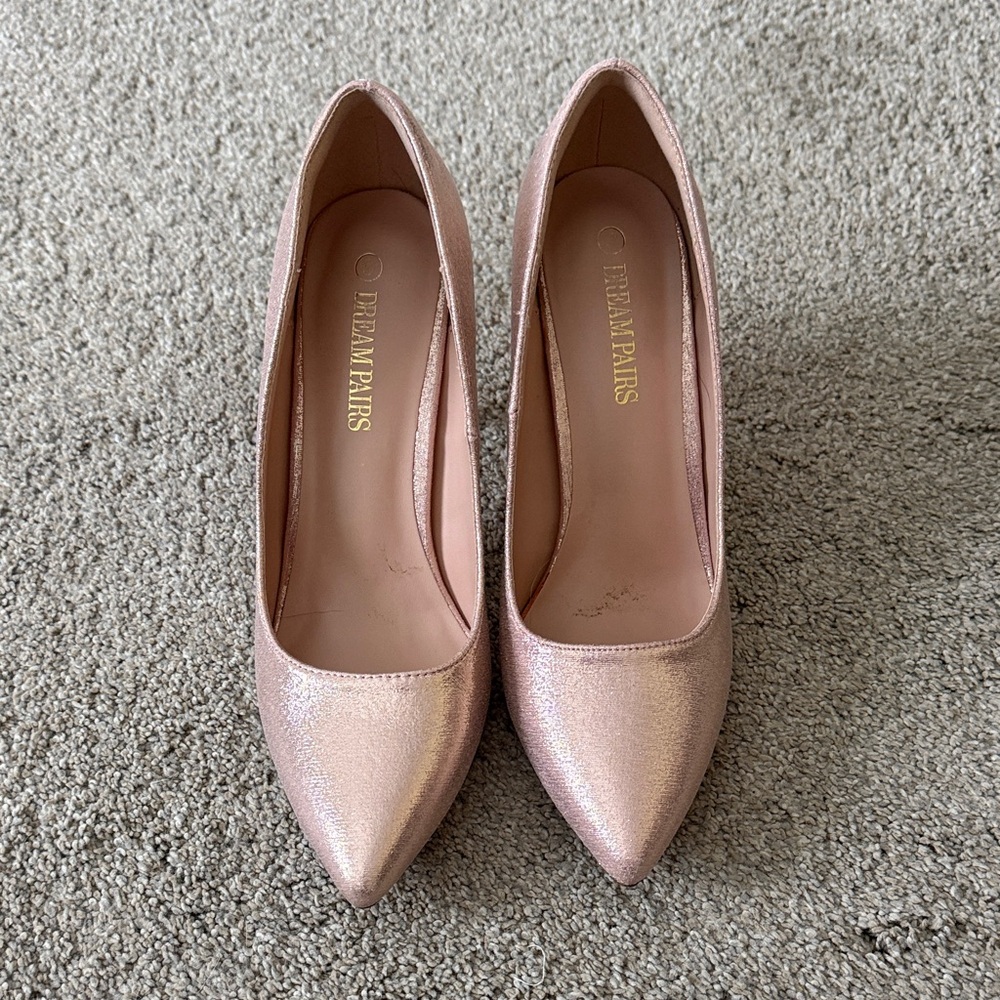 Dream Pairs Rose Gold Heels